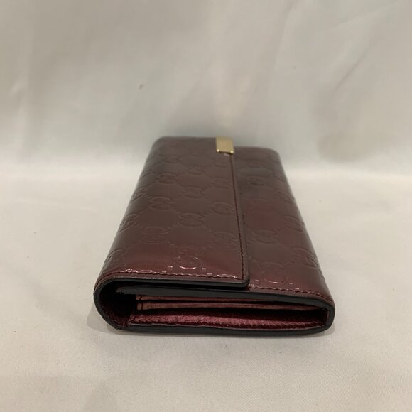 Gucci Purple Guccissima Long Wallet Sku#84058 - Picture 3 of 16